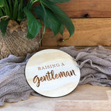 Raising a Gentleman plaque