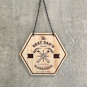 Dads workshop sign