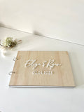 A4 Wedding Guest book (acrylic lettering)
