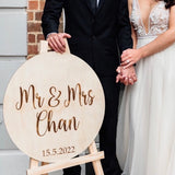 Round Sign (Laser Engraved)