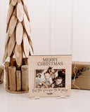 Merry Christmas standing photo frame