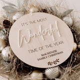 It’s the most wonderful time of the year plaque