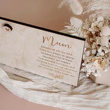 Mum + quote photo frame