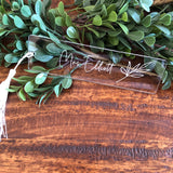 Bookmark (clear acrylic)
