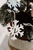 Christmas Snowflake Bauble (initial) option 2
