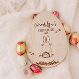 First Easter name plaque 2