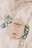 First Easter name plaque 3