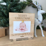 Merry Christmas standing photo frame