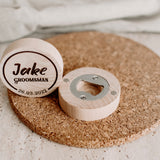 Magnetic Bottle Opener (round style)