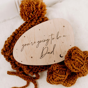 You’re going to be a dad plaque