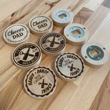 Magnetic Bottle Opener (round style)