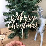 Cake topper (merry Christmas)