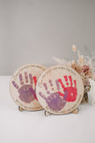 Handprint plaque on stand (custom name)