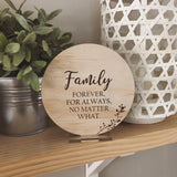 Family quote plaque