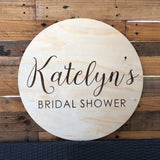 Round Sign (Laser Engraved)
