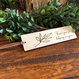 Bookmark (clear acrylic)