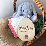 Easter basket plaque