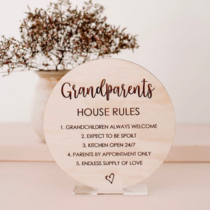 Grandparents House Rules