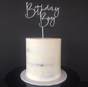 Birthday Boy Cake topper