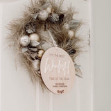 It’s the most wonderful time of the year plaque