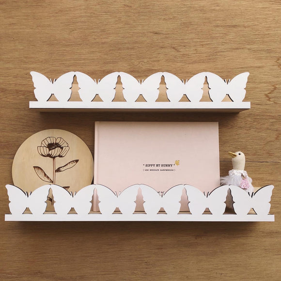 Butterfly shelves