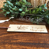 Bookmark (clear acrylic)