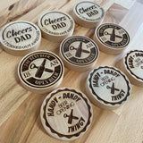 Magnetic Bottle Opener (round style)