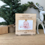 Merry Christmas standing photo frame