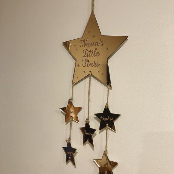 Little stars hanging mobile