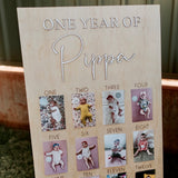 One Year of… photo Board