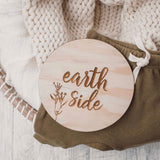 Earth side plaque