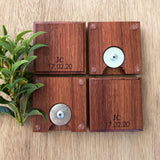 Coaster with bottle opener - Jarrah