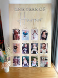One Year of… photo Board