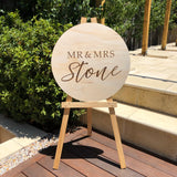 Round Sign (Laser Engraved)