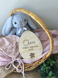 First Easter name plaque