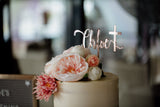 Baptism cake topper