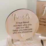 Friends Plaque