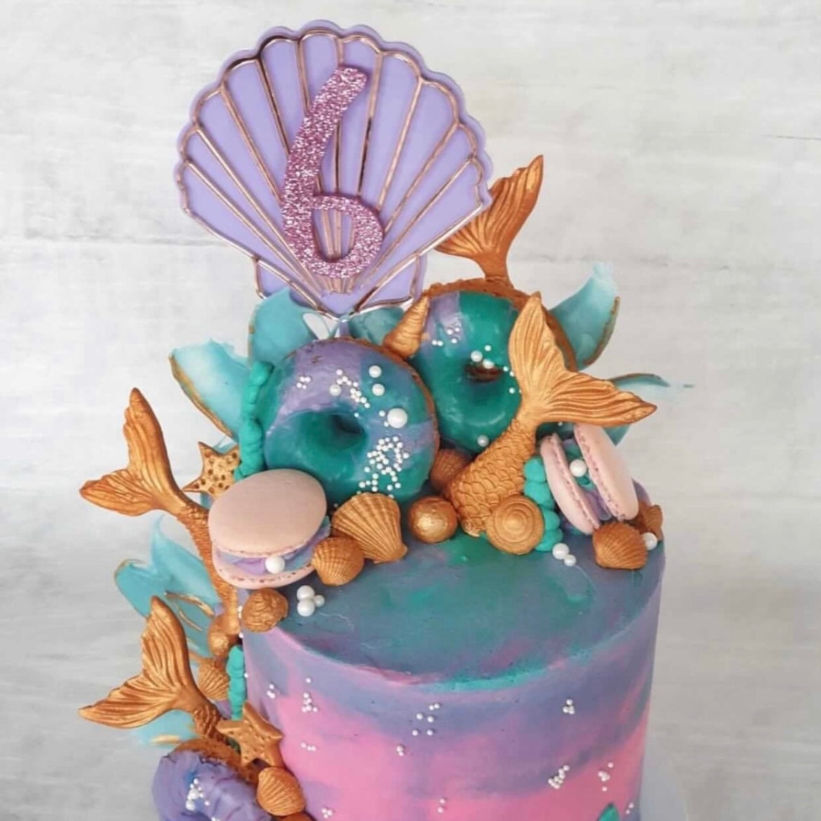 Shell Cake topper (3 colour) – Barleyboy Creative