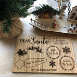 Santa snack board