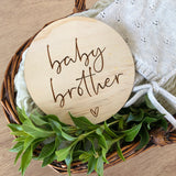 Baby sister/ Baby brother plaque