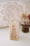 Tea light candle holder (I think about you often)