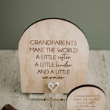 Grandparents arch plaque