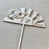 Sun cake topper (2 colour)