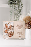 Siblings quote photo frame